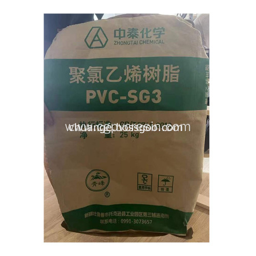 Suspension Grade Zhongtai PVC SG3 K71 for Plastic